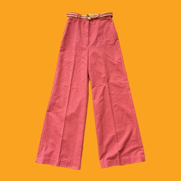 Pants - vintage pink wide leg pants